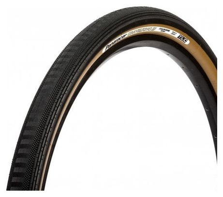 Pneu Gravel Panaracer GravelKing Semi Slick TLC 700mm Tubeless Ready Souple Noir / Beige