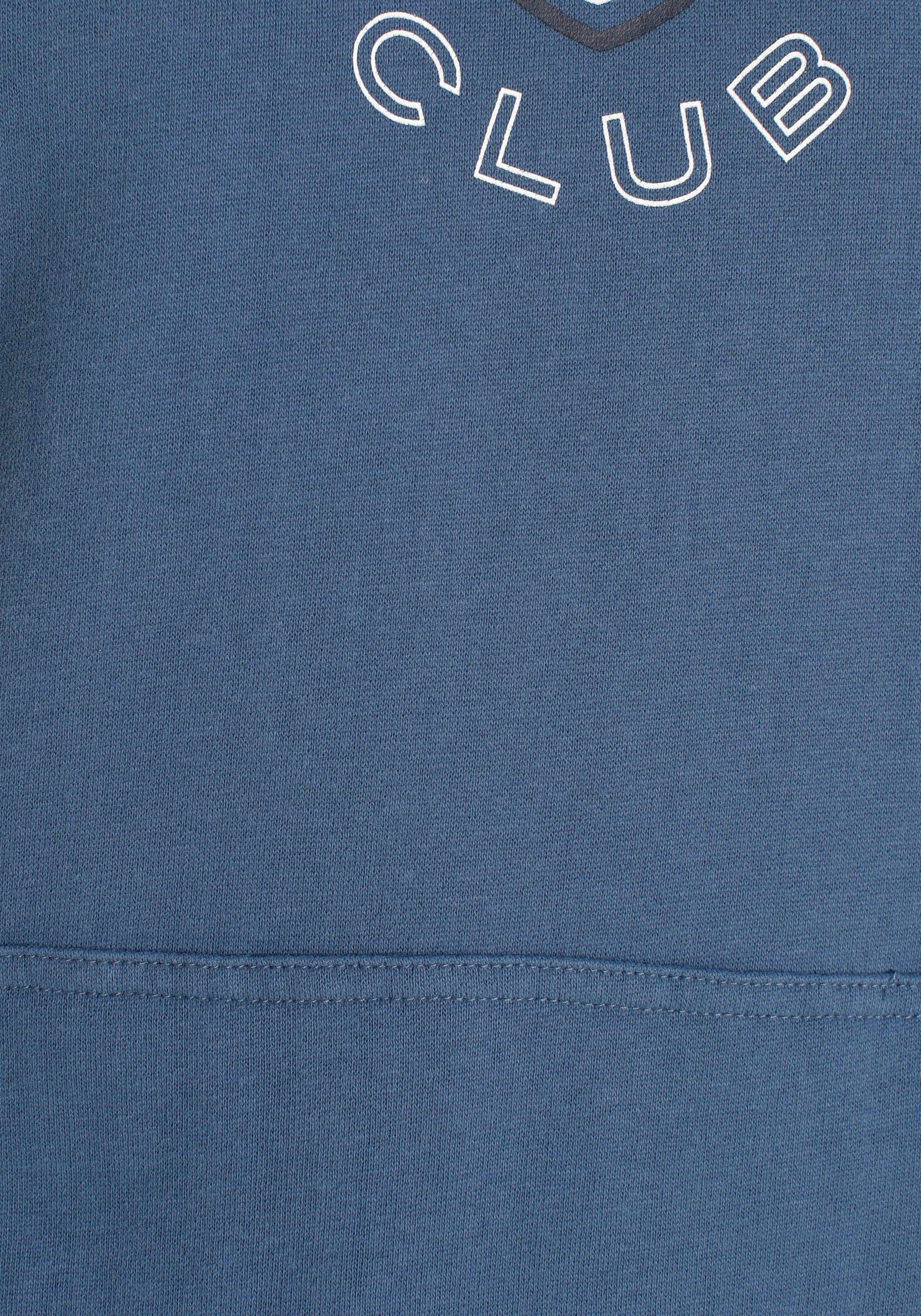 DELMAO Kapuzensweatshirt , Langarm,  lockere Passform,  mit Print und Stickerei,  mit Kapuze