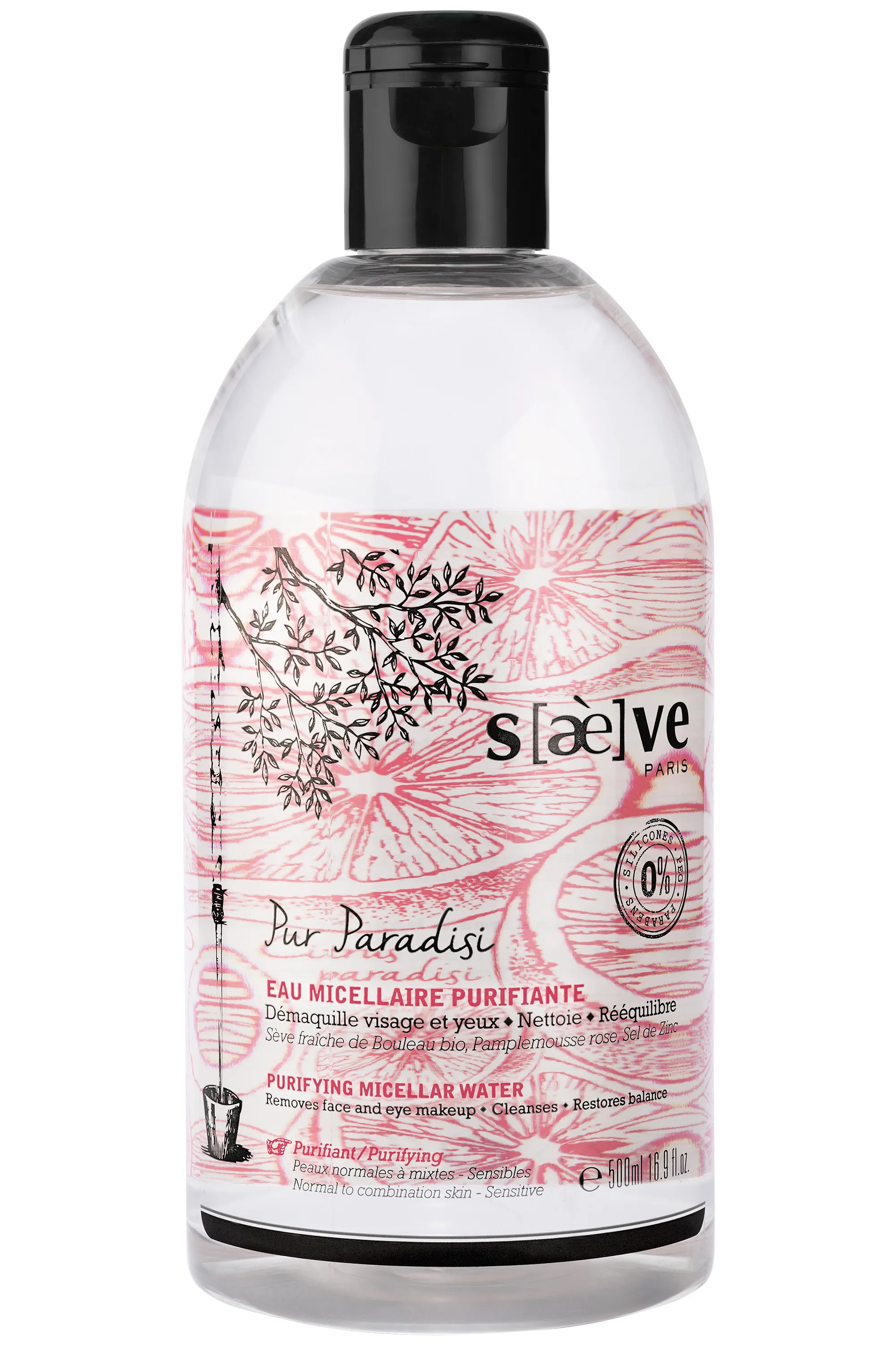 Saeve Eau micellaire purifiante Pur Paradisi-500 ml