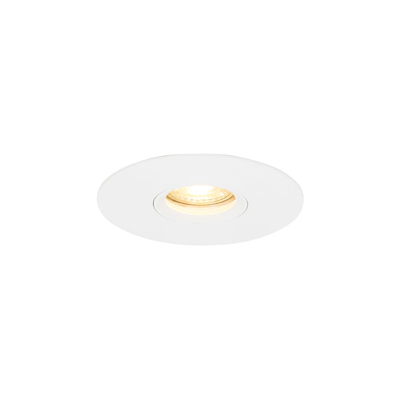 Moderne inbouwspot, wit, 12 cm - Buco