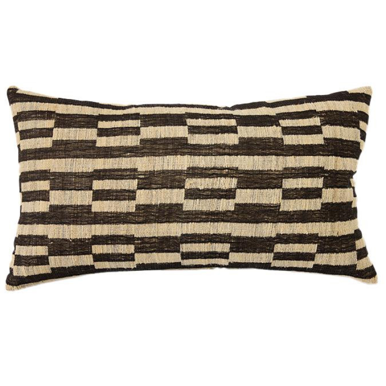HKliving Natural monochrome kussen 70x40