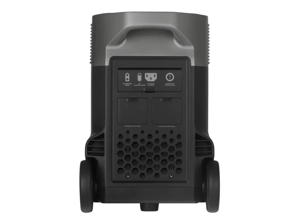 EcoFlow Delta Pro - Transportabel strømstation - AC 220-240 V - litiumjernfosfat - 3600 Wh - Wi-Fi, Bluetooth - output-stikforbindelser: 14
