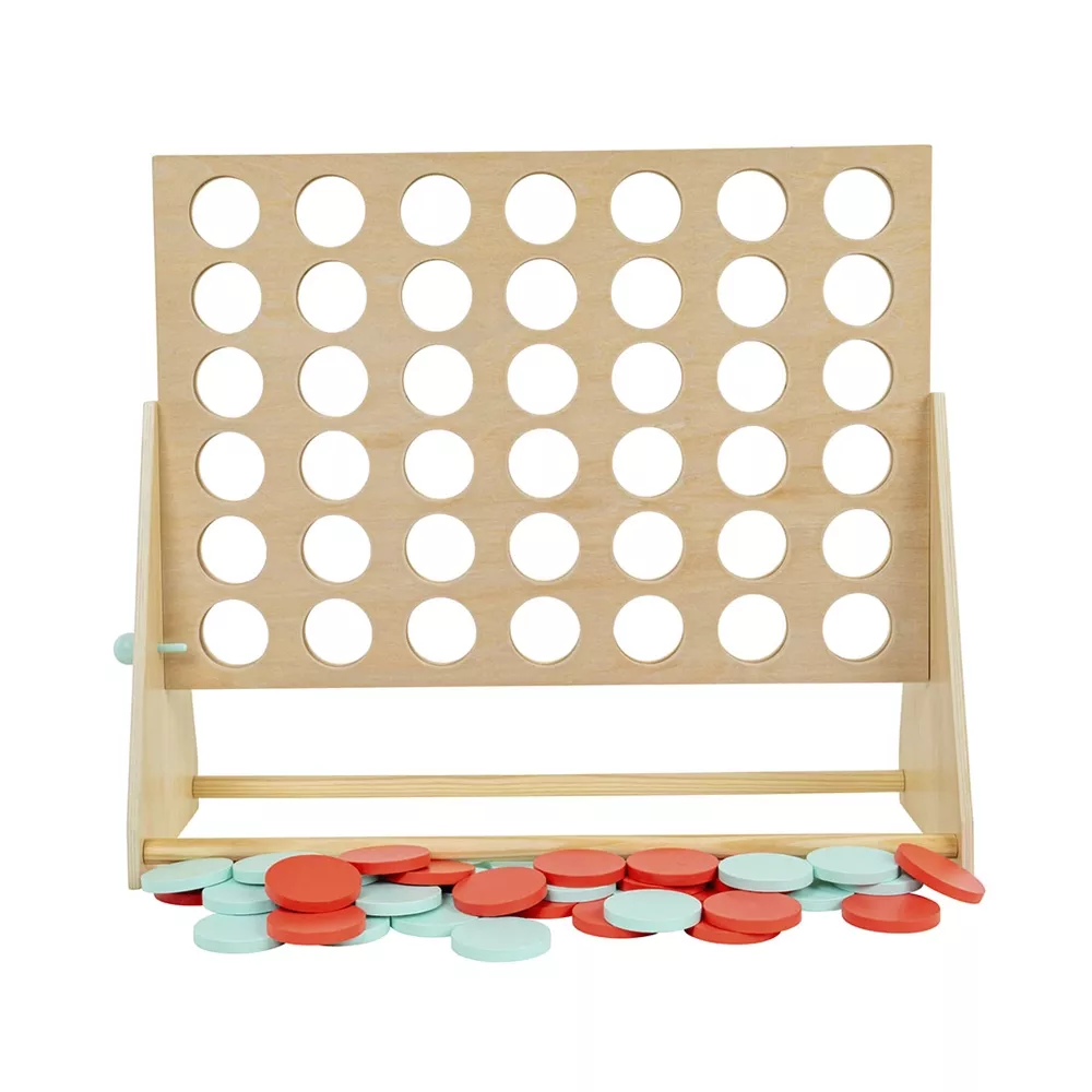 TP TOYS Holz riesiges 4-Gewinnt-Spiel