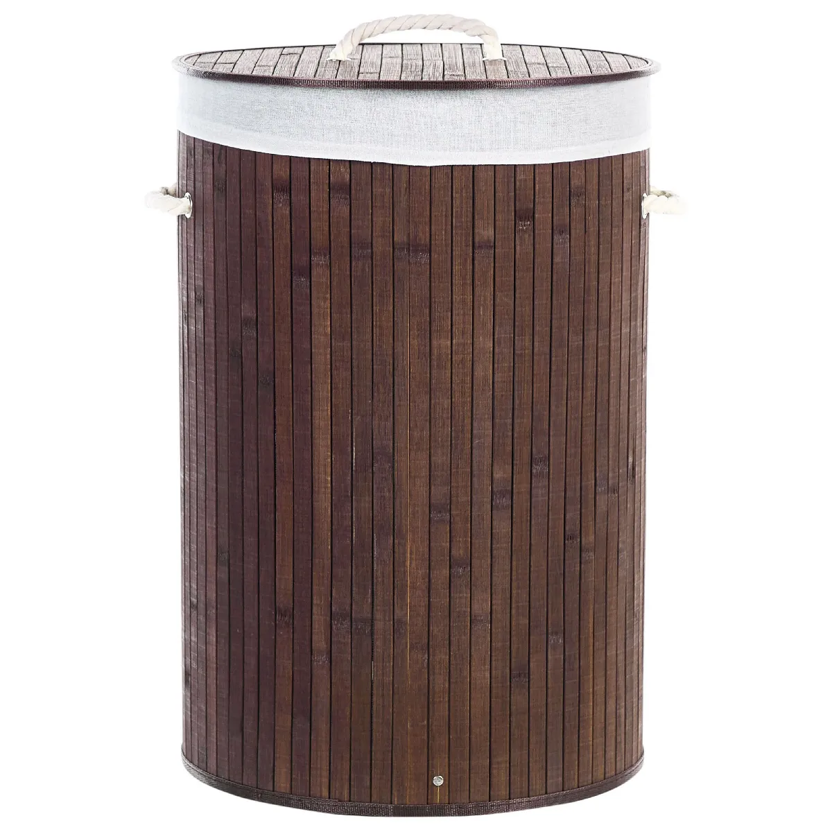 Beliani Panier SANNAR - Marron Sombre