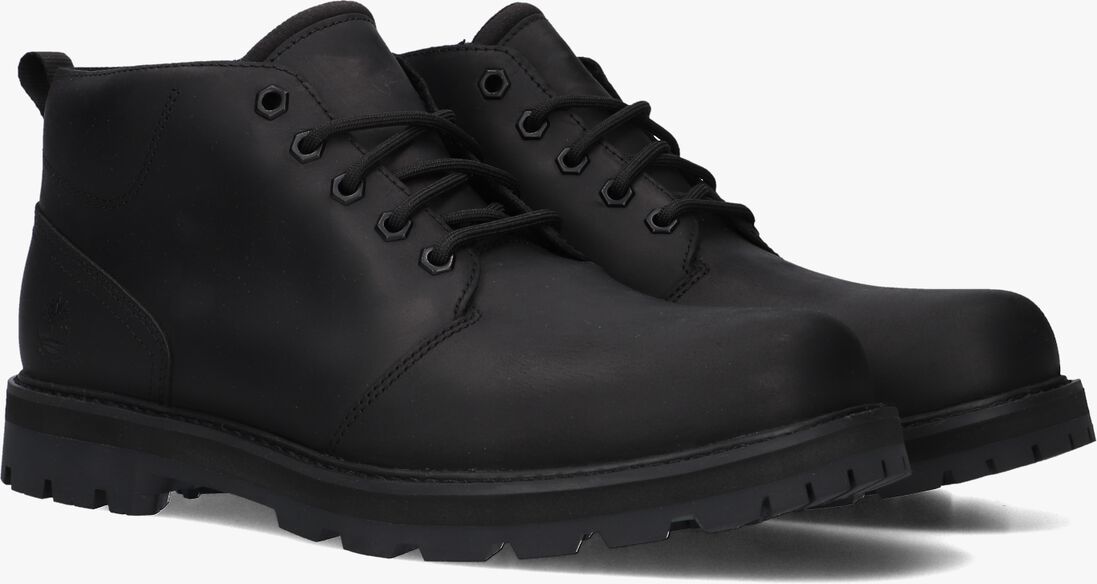 zwarte timberland veterboots britton road mid lace up chukka