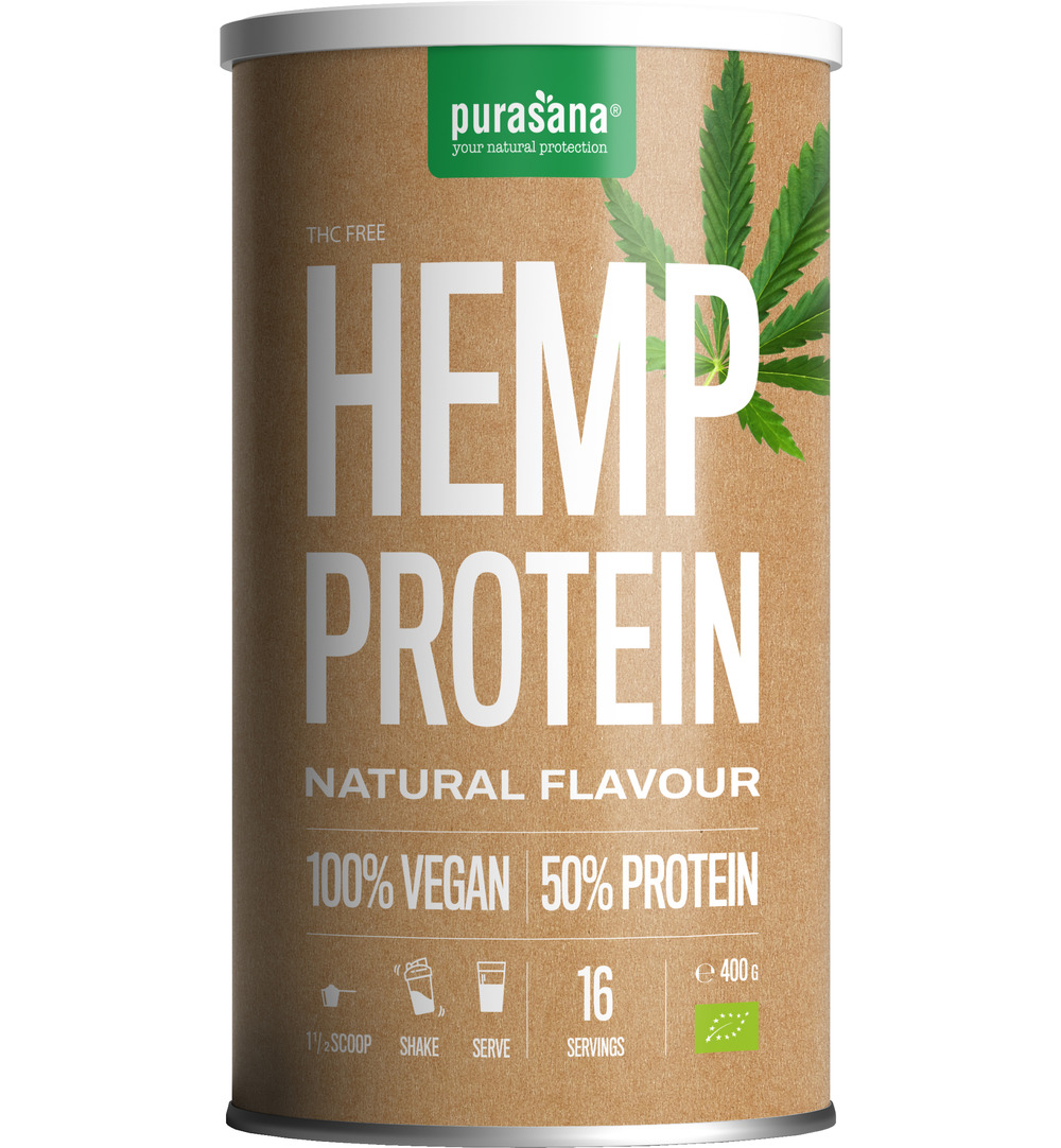 Purasana Vegan Proteine Hennep Bio (400 gr)