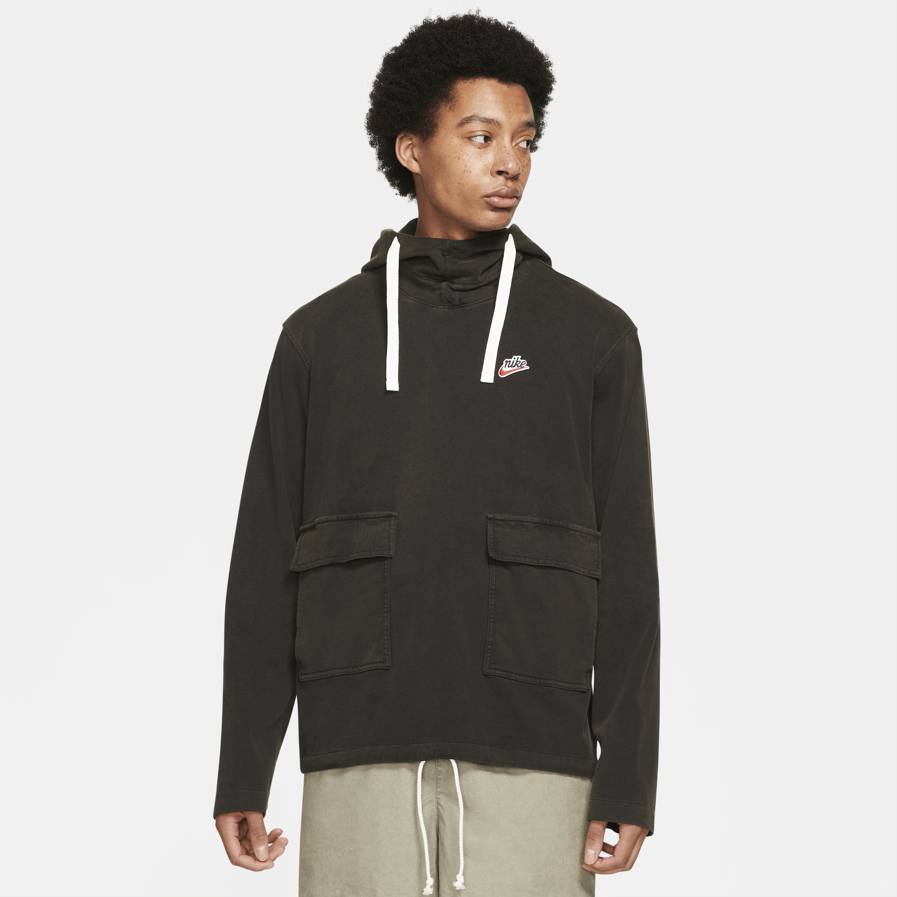 Nike Heritage Essentials Knit Hoody Schwarz F010