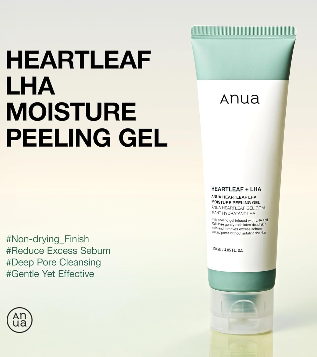 Anua - Gel esfoliante Heartleaf + LHA
