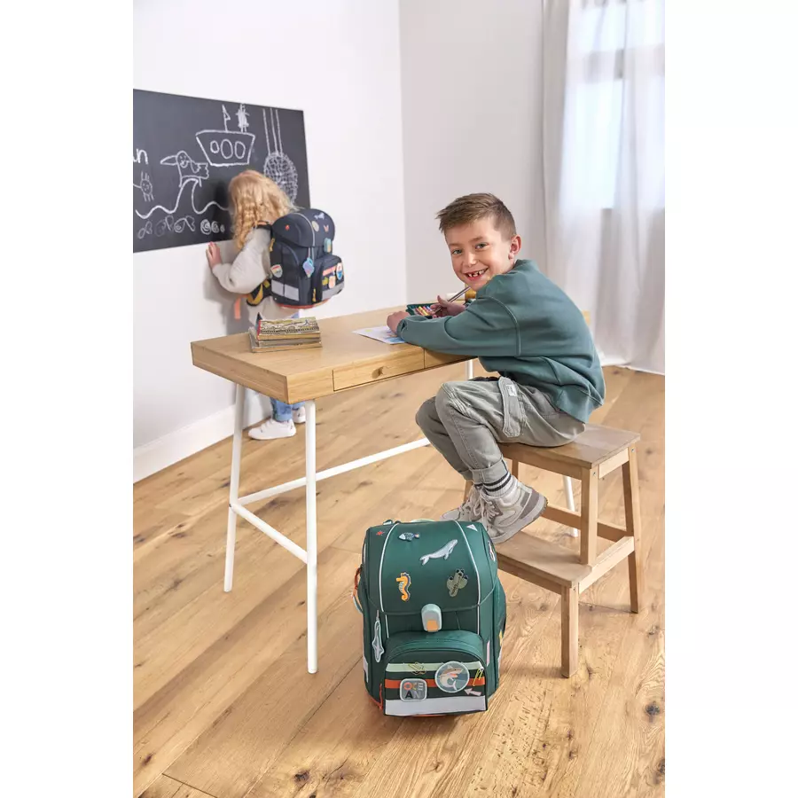LÄSSIG School Set Boxy Unique dark green