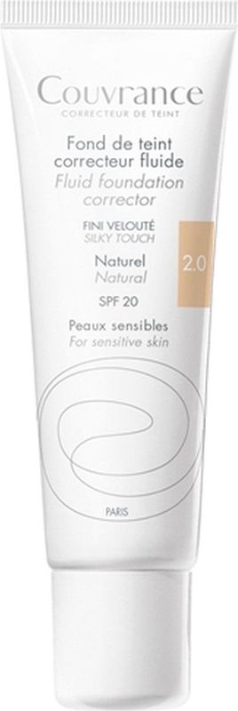 Avène - Couvrance Natural Fluid Foundation - Foundation - Natuurlijk - Vloeibaar