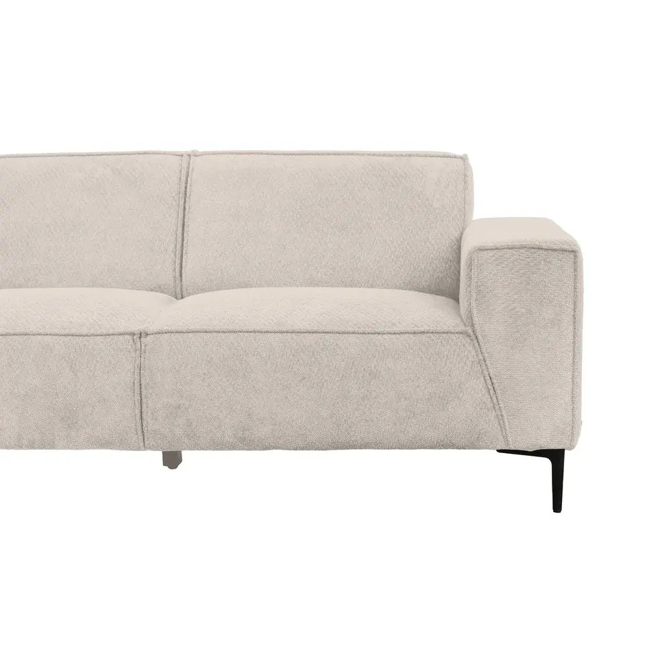 Hoekbank Romy links - stof Egon - beige