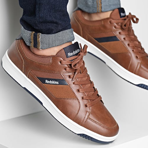 Baskets 315 QD5312P Cognac Marine