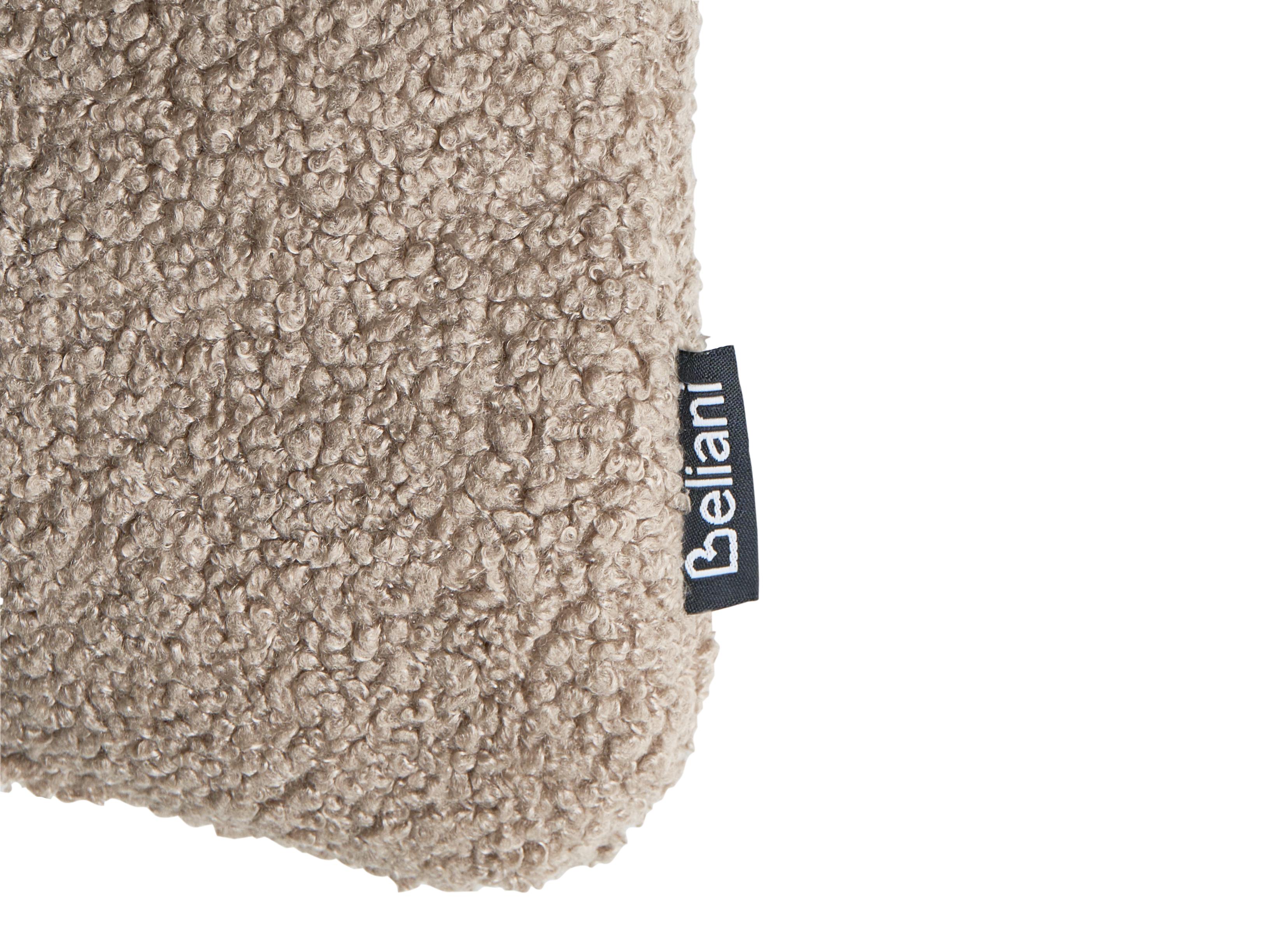 Set van 3 sierkussens WINTERLAND Bouclé 30 x 35 cm 45 x 25 cm Taupe kerstmotief