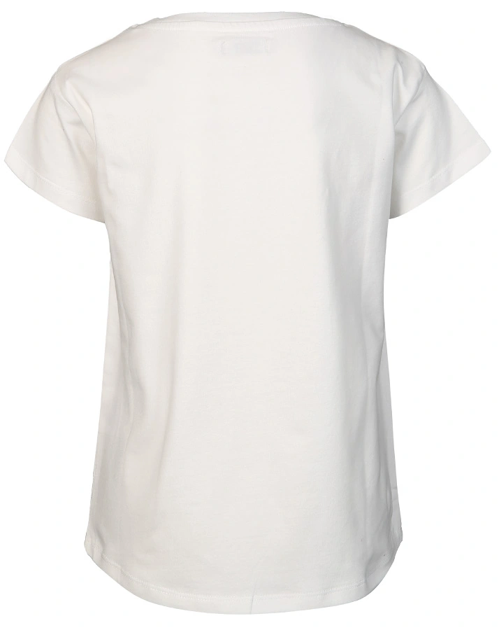 T-Shirt I LOVE SOCCER mit Wendepailletten in weiß