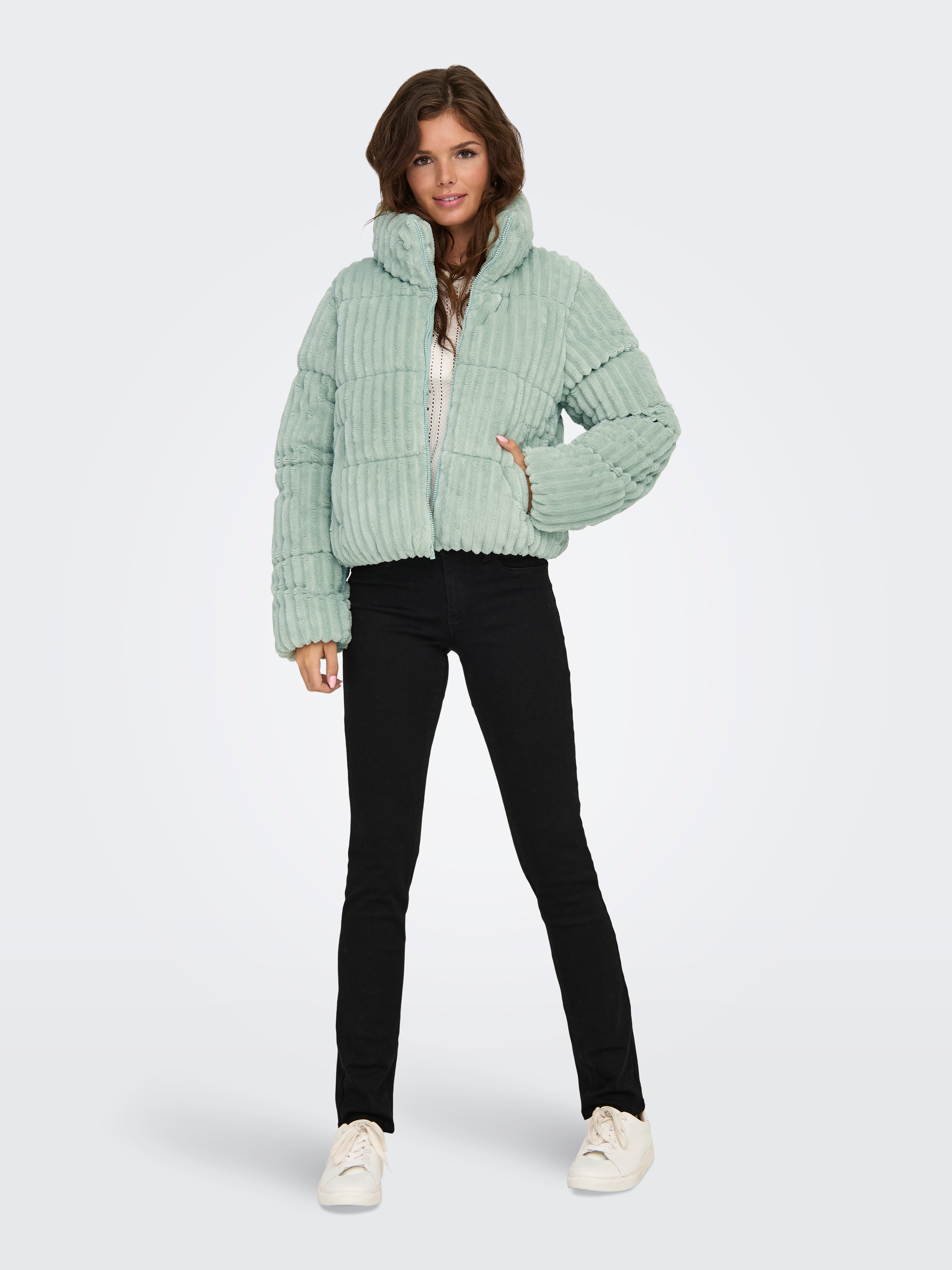 ONLPAULINA Daunenjacke Aqua Gray
