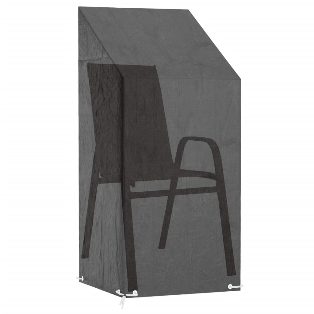 Housse de chaise de jardin 8 œillets 65x65x110/150 cm pe