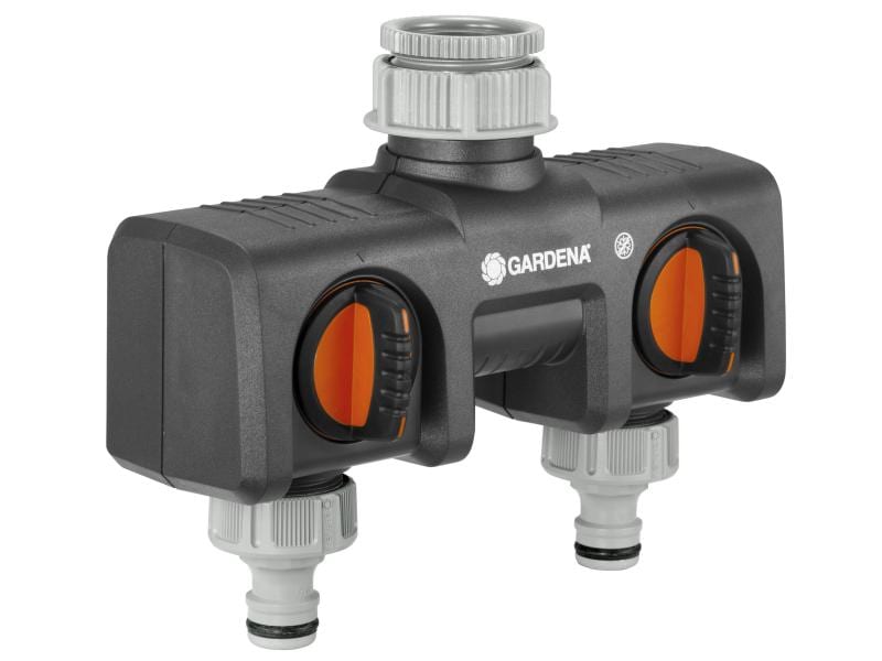 GARDENA Wasserverteiler 8193-20 2-Wege-System Zum Betrieb von zwei Bewässerungsgeräten