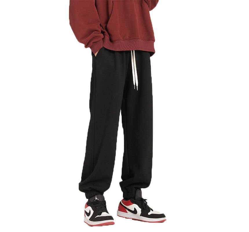 Posive - Effen joggingbroek met trekkoord in de taille