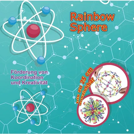 Fun Trading Rainbow Sphere, bis auf 25 cm ausziehbare Teleskugel