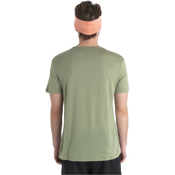 T-shirt randonnée ICEBREAKER M MERINO 125 COOL-LITE SPHERE III SS TEE LICHEN