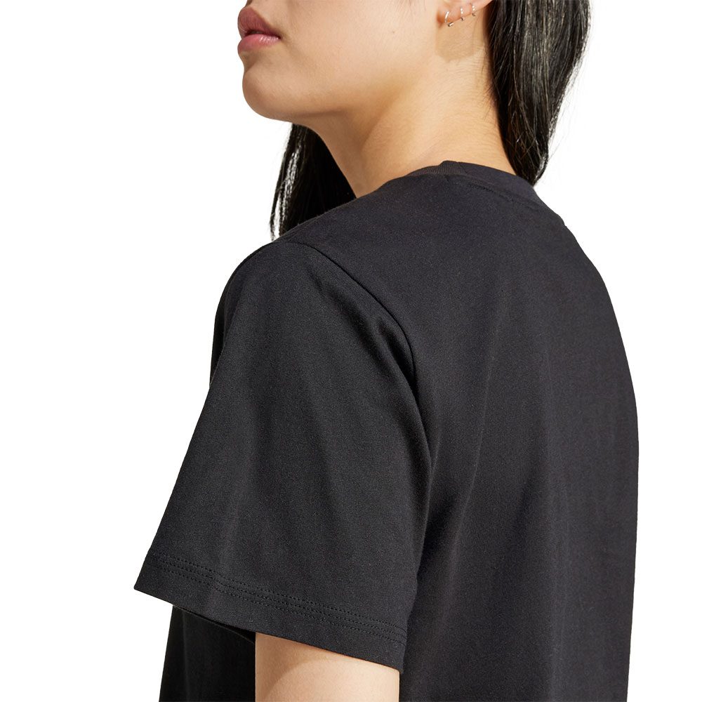 adidas Essentials Small Logo Cotton T-Shirt Damen black