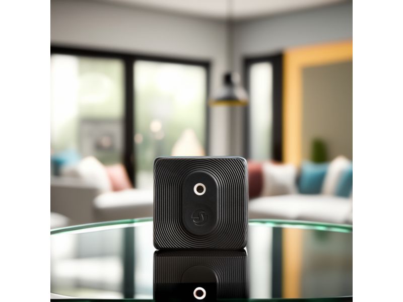 Shelly Smart Home Blu H&T Schwarz Bluetooth-gesteuerter Temperatur- und Luftfeuchtigkeitssensor