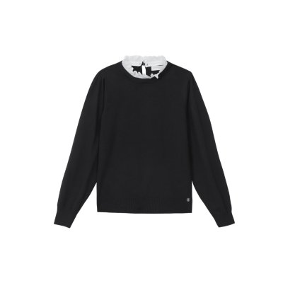 Pull femme Aubine NOIR LA PETITE ETOILE