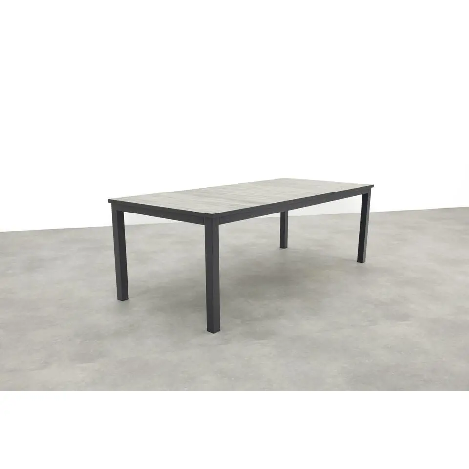 Hartman Comino dining tuintafel 223x105 cm. - Keramiek/Grijs