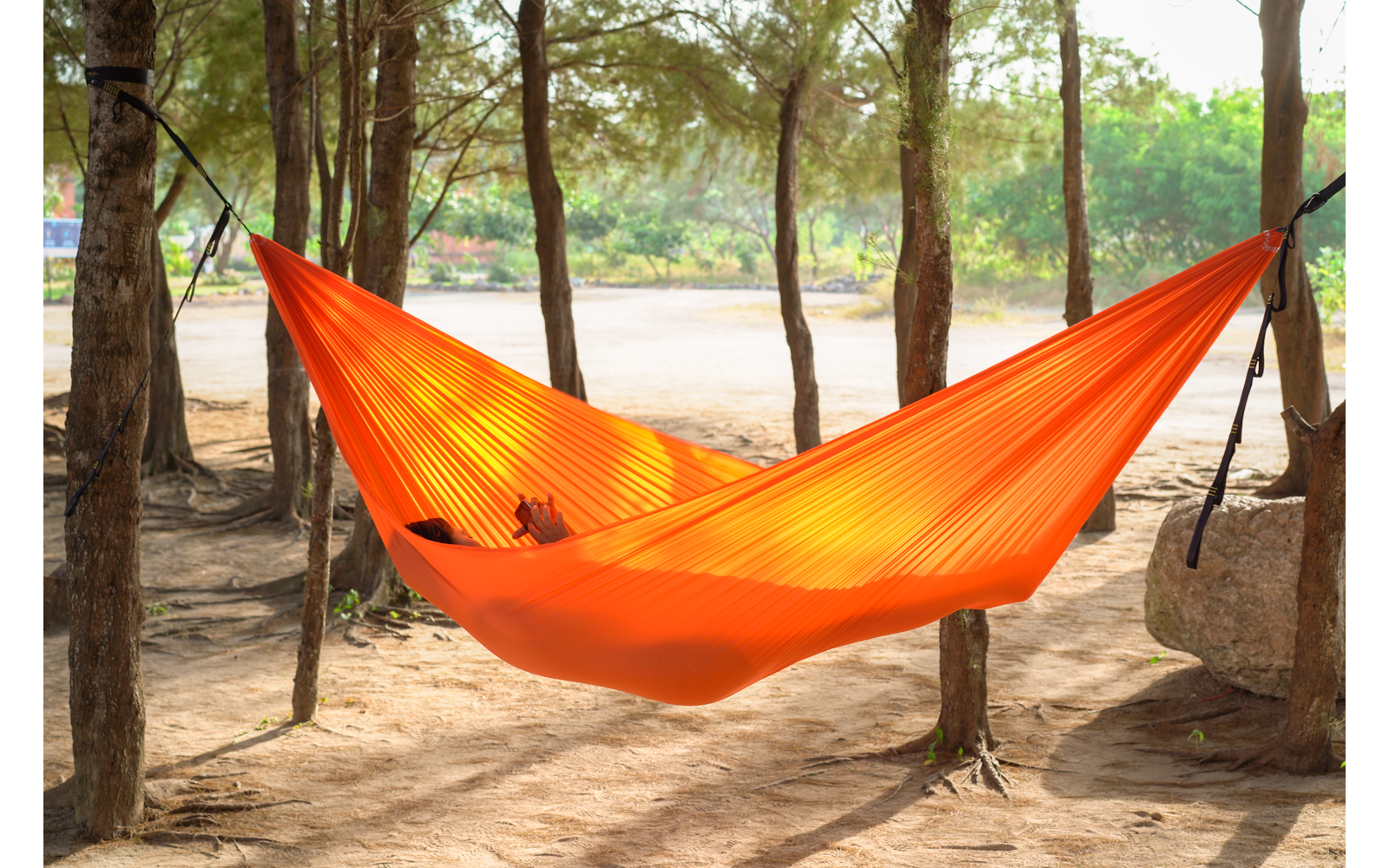 Ticket to the Moon Pro Hammock 325 x 140 cm dunkelblau