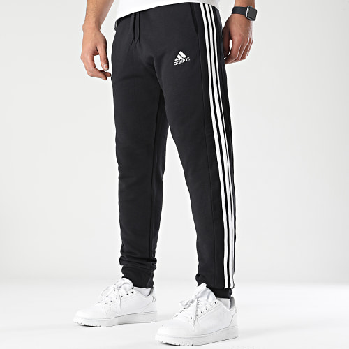 Pantalon Jogging A Bandes HA4337 Noir