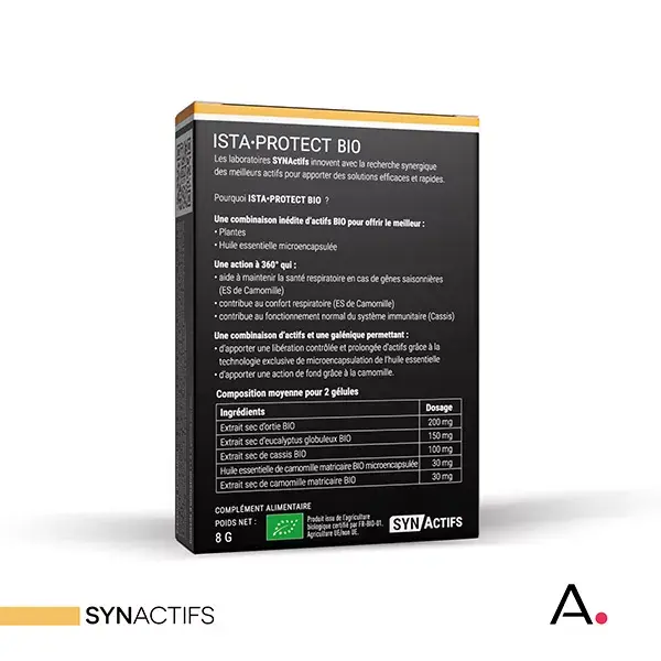 Aragan - Synactifs - IstaProtect® BIO - Respiratório - Camomila - 20 cápsulas
