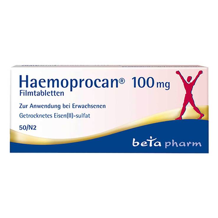 Haemoprocan 100 mg Filmtabletten, 50 St