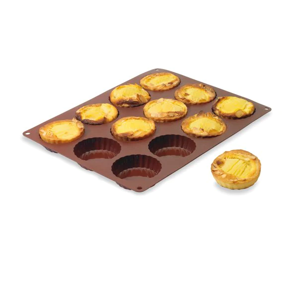Flexi' plaque silicone 12 tartelettes Mathon