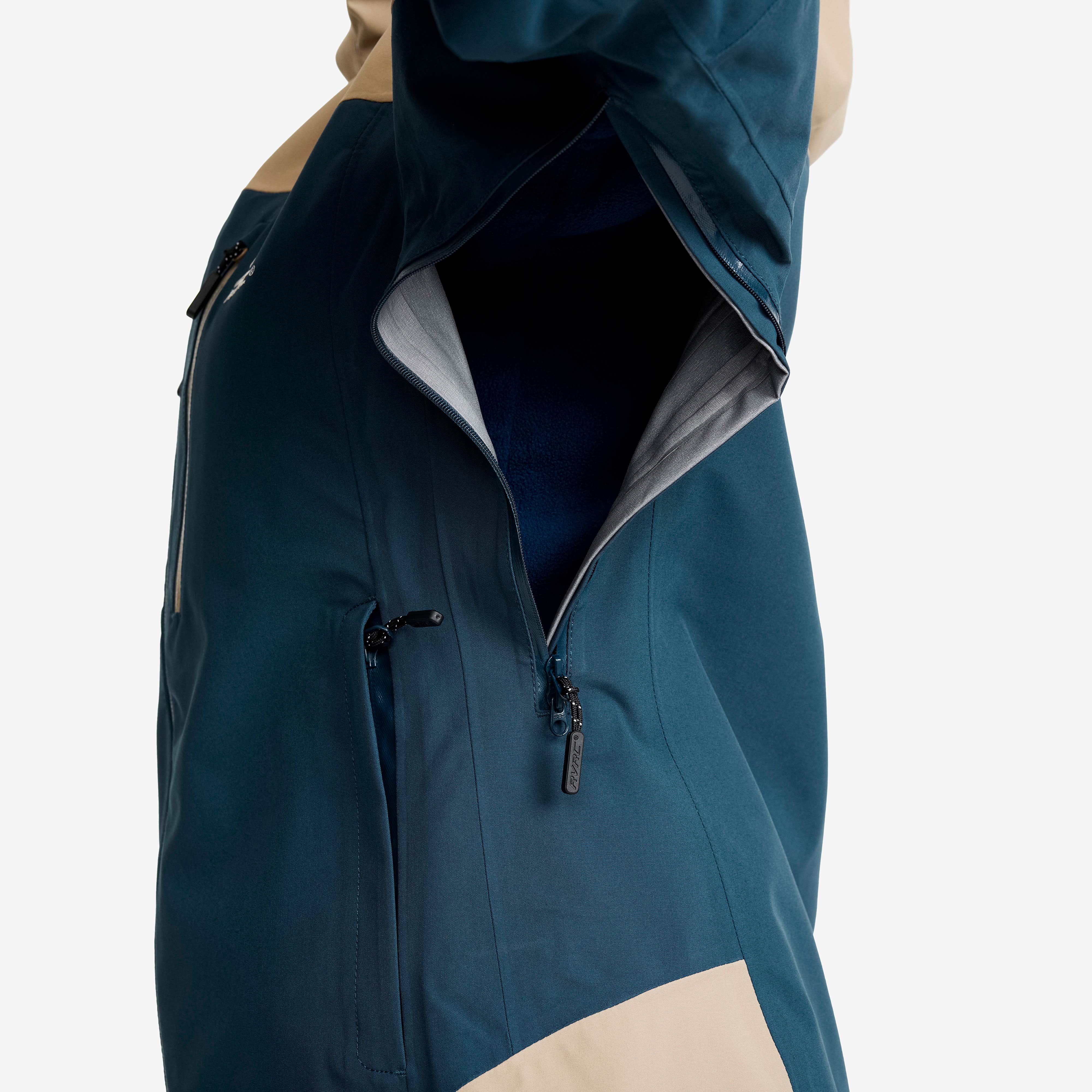 Silence Proshell 3L Jacket Dame Khaki/Moonlit Ocean