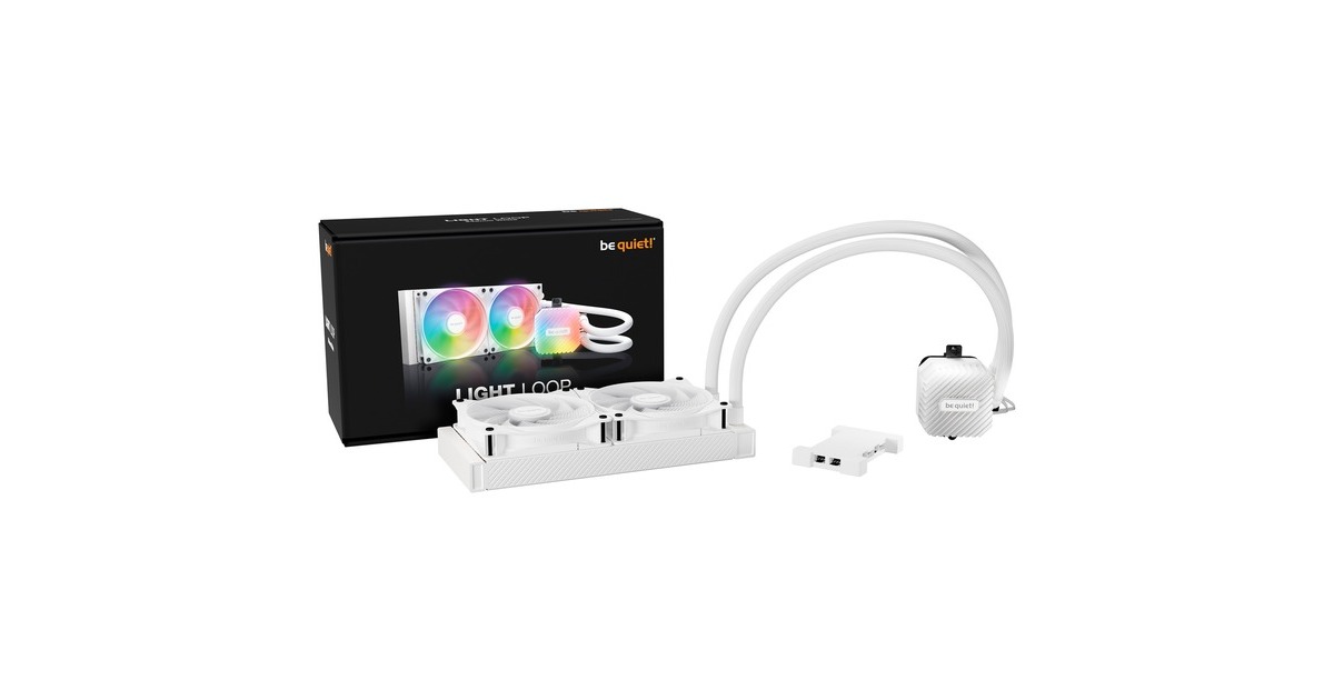 be quiet!Light Loop 240 mm white ARGB waterkoeling  (Wit, 4-pins PWM fan-connector)