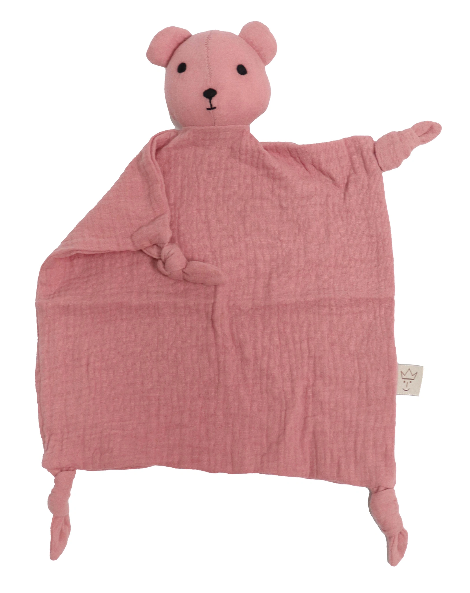 Schnuffeltuch BÄR in rosa