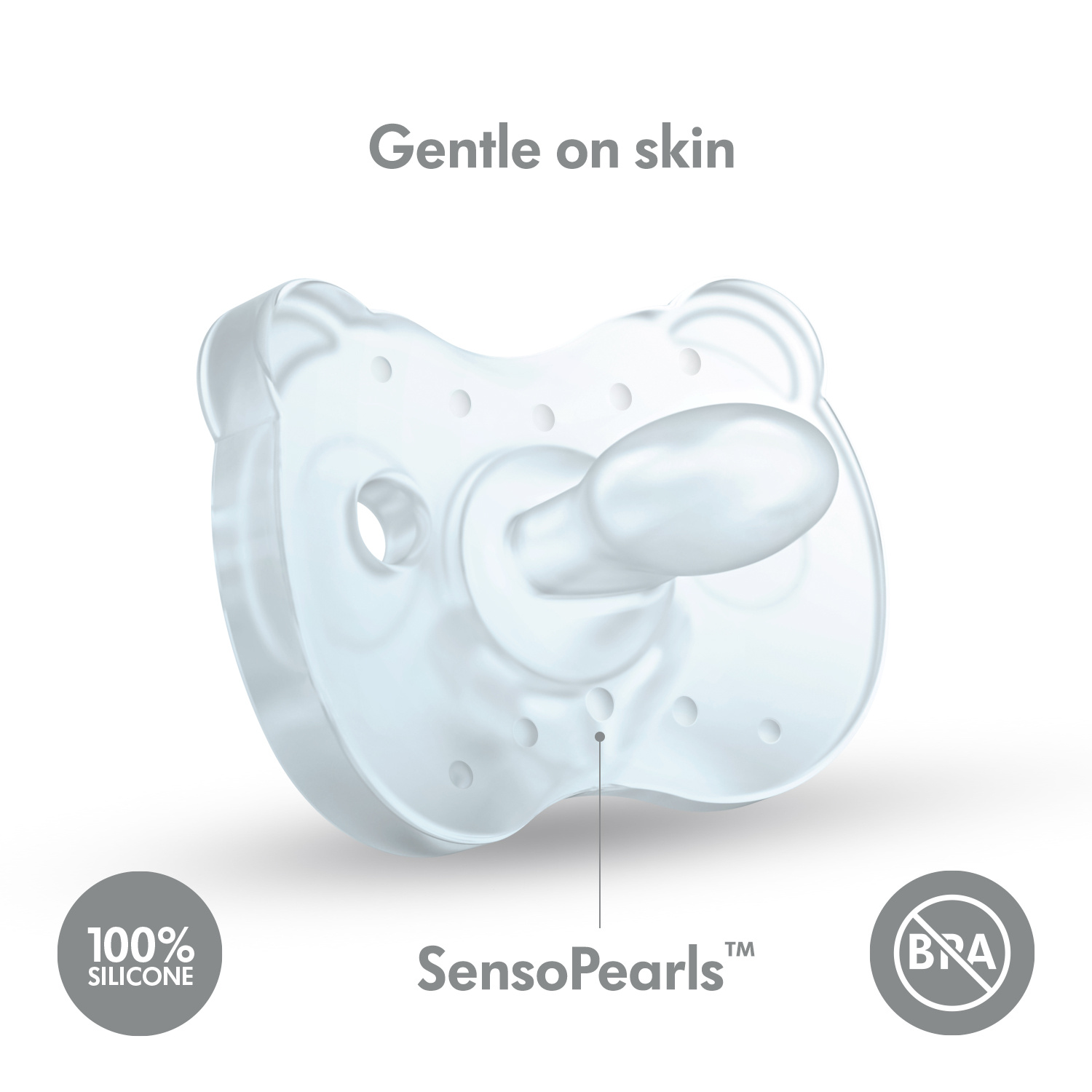 MEDELA Baby Nuggi Soft Silicone 0-6 Blau 1 Stk