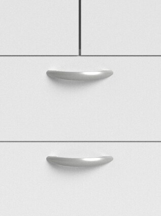 Parisot Kleiderschrank 4-türig Daily 1 Weiß