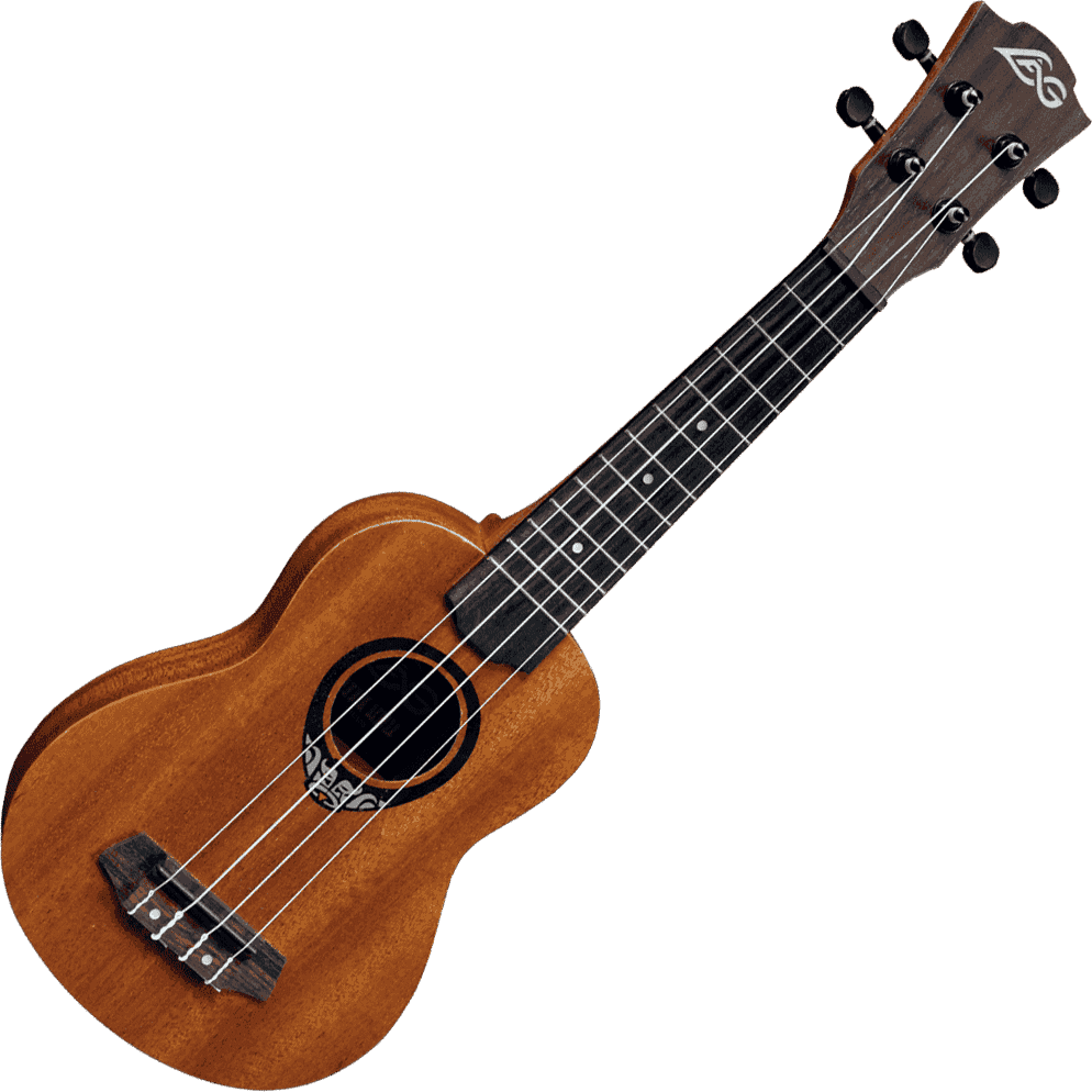 LAG Guitars Tiki Uku 110 TKU110S thinline sopraan ukelele met gigbag