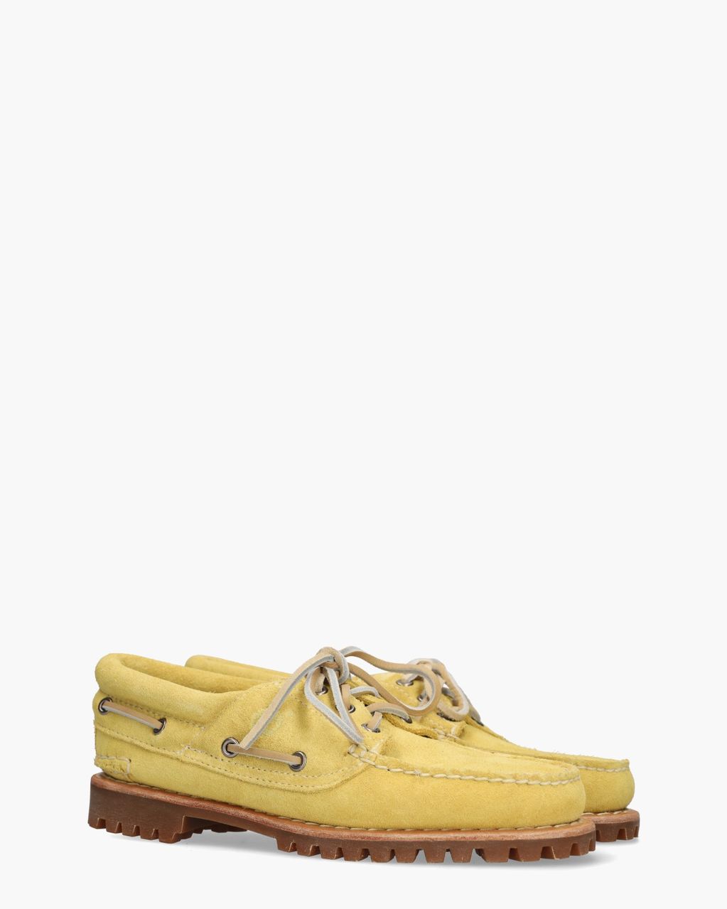 Timberland Authentic Boat Shoe Geel Dames Veterschoenen