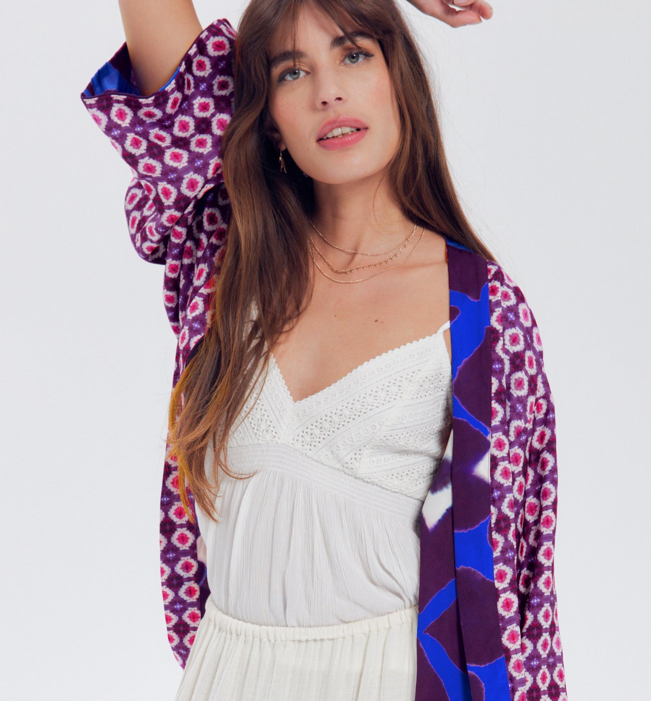 LE KIMONO REVERSIBLE - Imprimé multicolore
