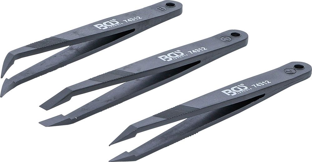 BGS technic Kunststoff-Pinzetten-Satz 3-teilig kaufen | Bike-Discount