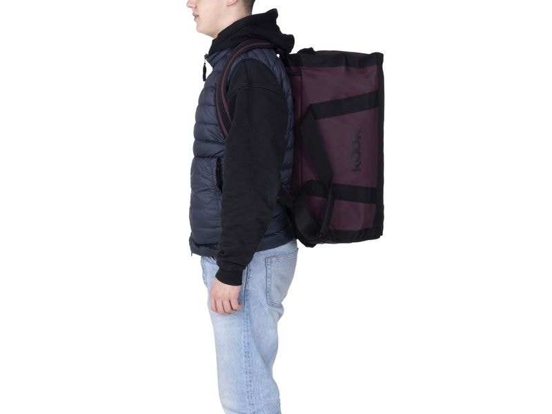 KOOR Duffle Bag Sooma 50 l, Maroon Wasserabweisende Reisetasche