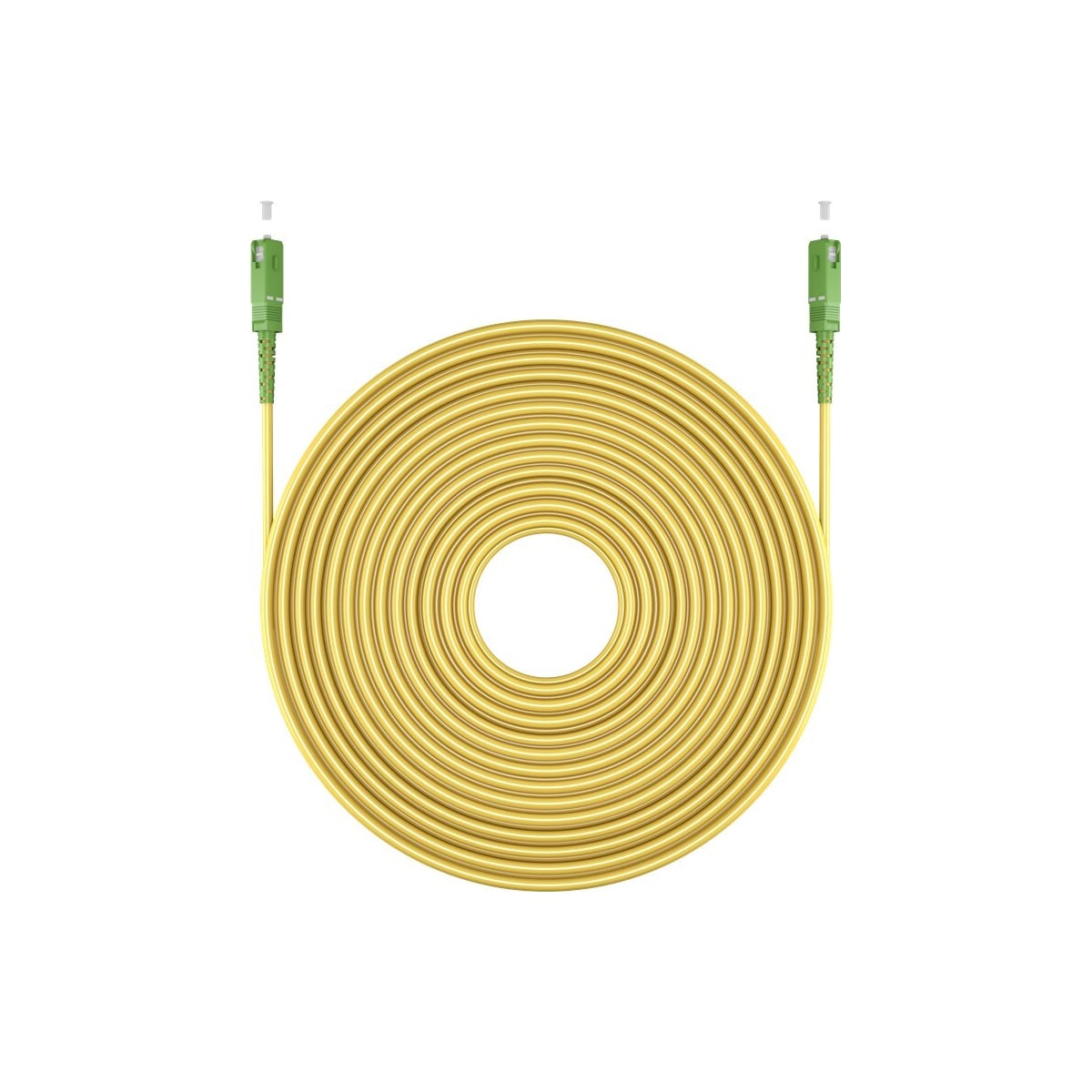 Goobay Fiberoptisk kabel (FTTH), Singlemode (OS2) Gul, Gul (Simplex), 1 m