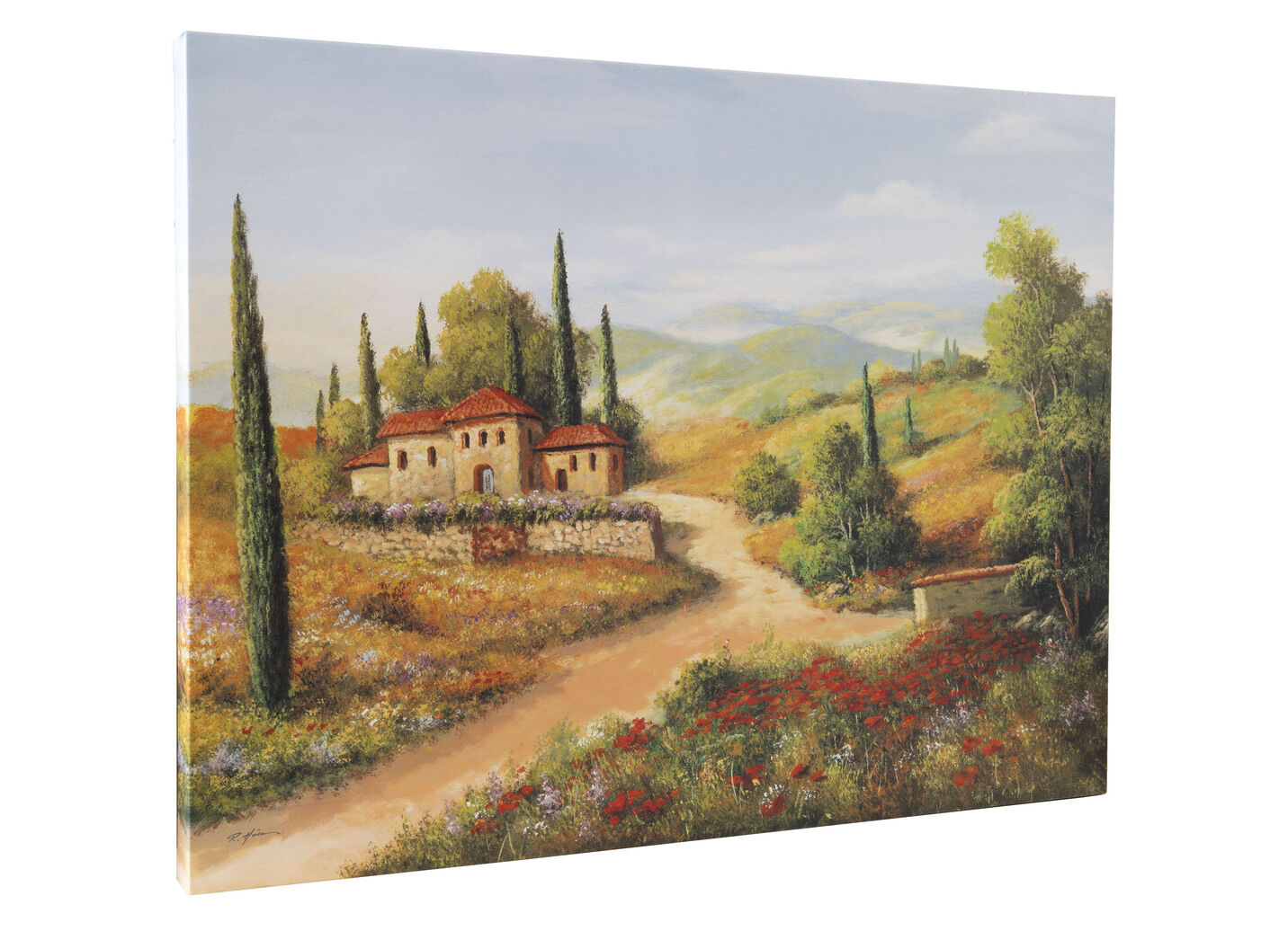 Bild mit dem Titel „Weg in der Toscana