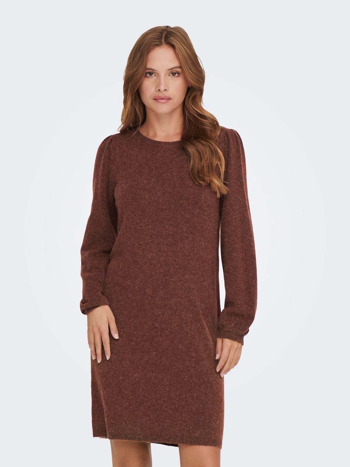 ONLRICA Langes Kleid Roasted Russet