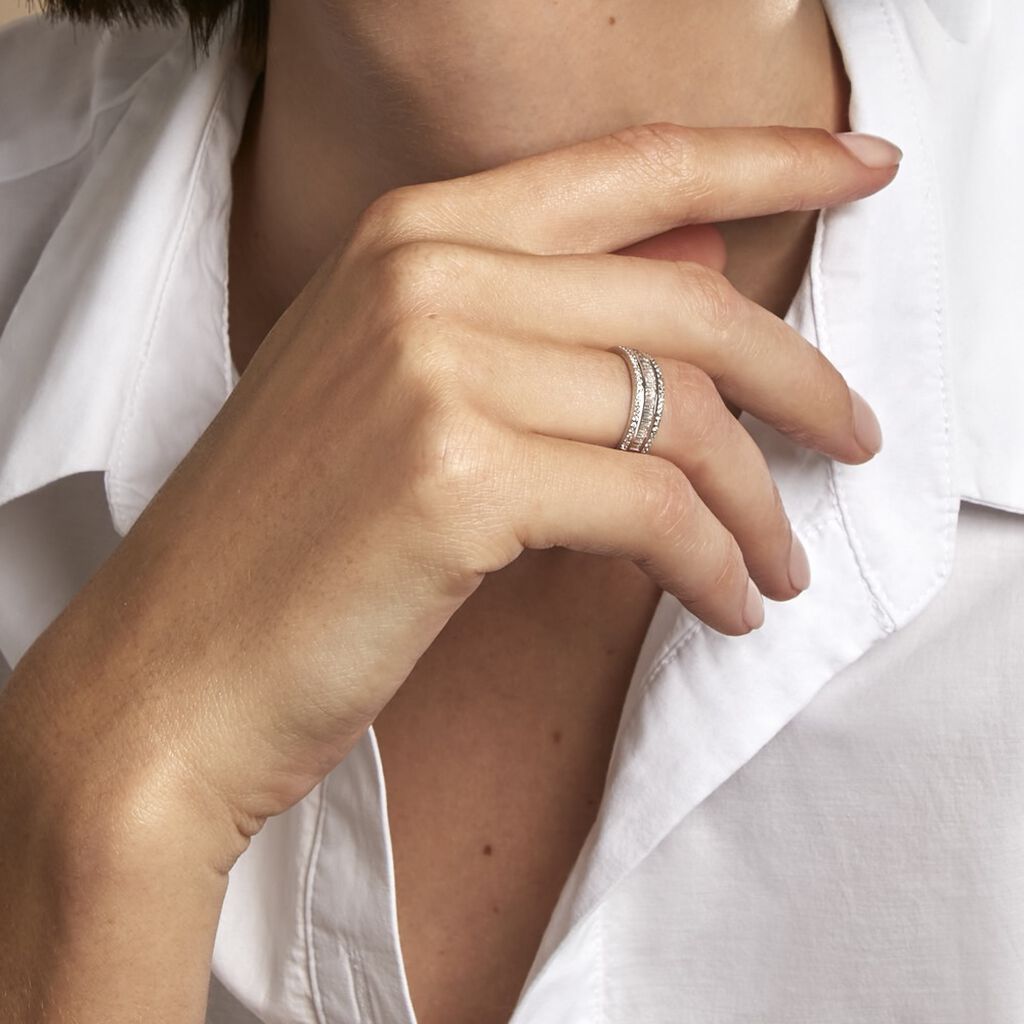 Bague Collection 1986 Or Blanc Diamant