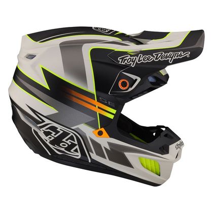 Casque cross TroyLee design SE5 ECE COMPOSITE SABER MIPS 2023 - Gris