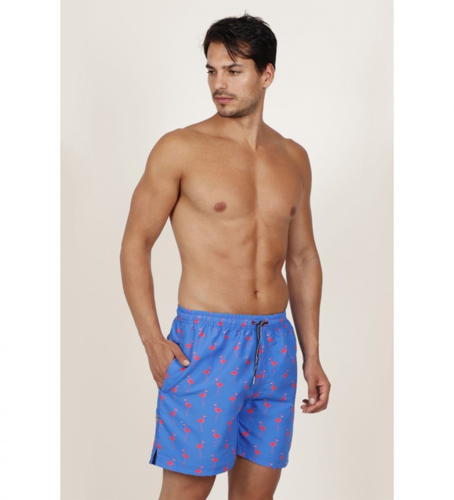 Maiô Admas Flamingo Azul