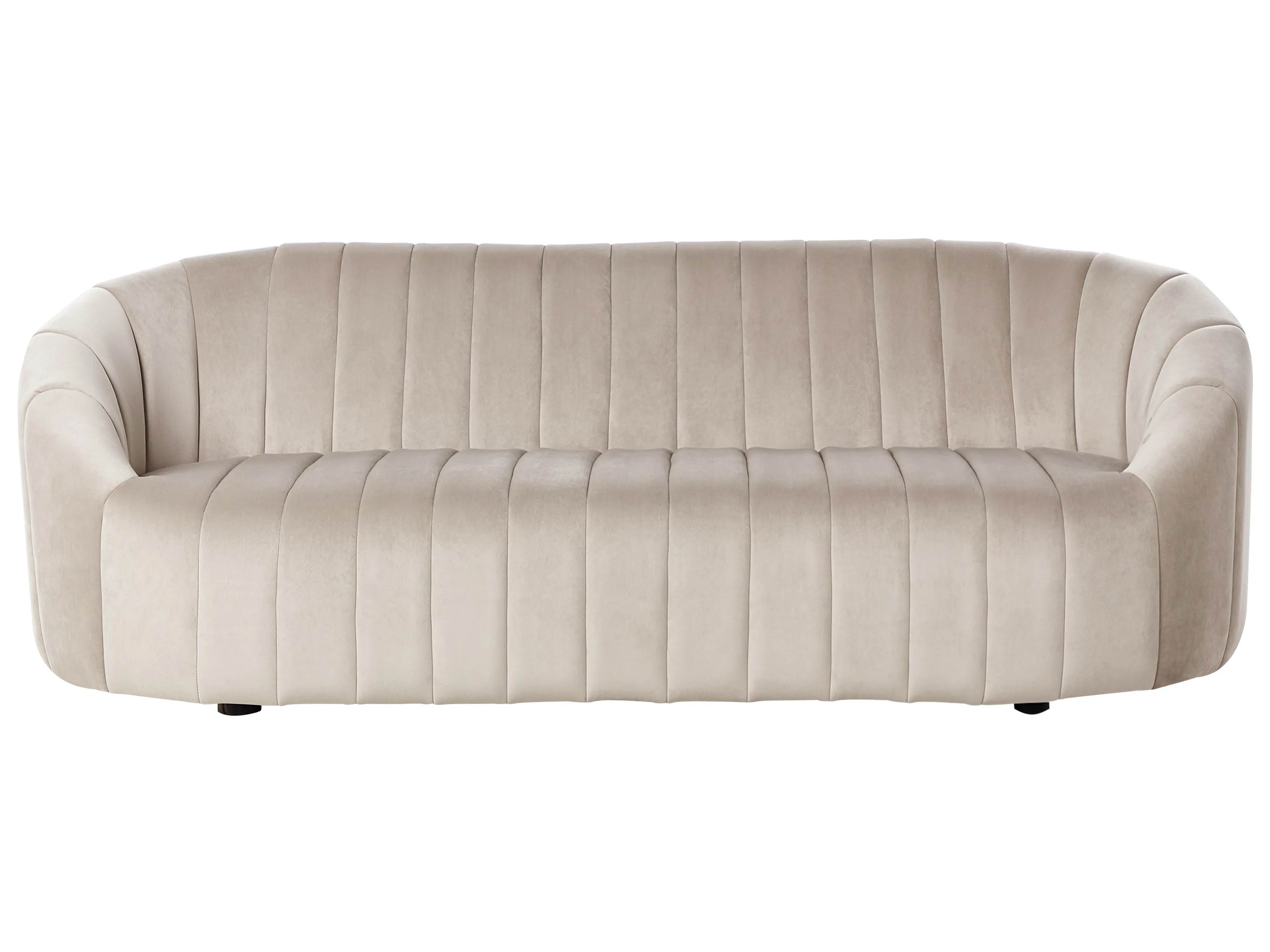 Bankenset 6-zits MALUNG Fluweel Beige